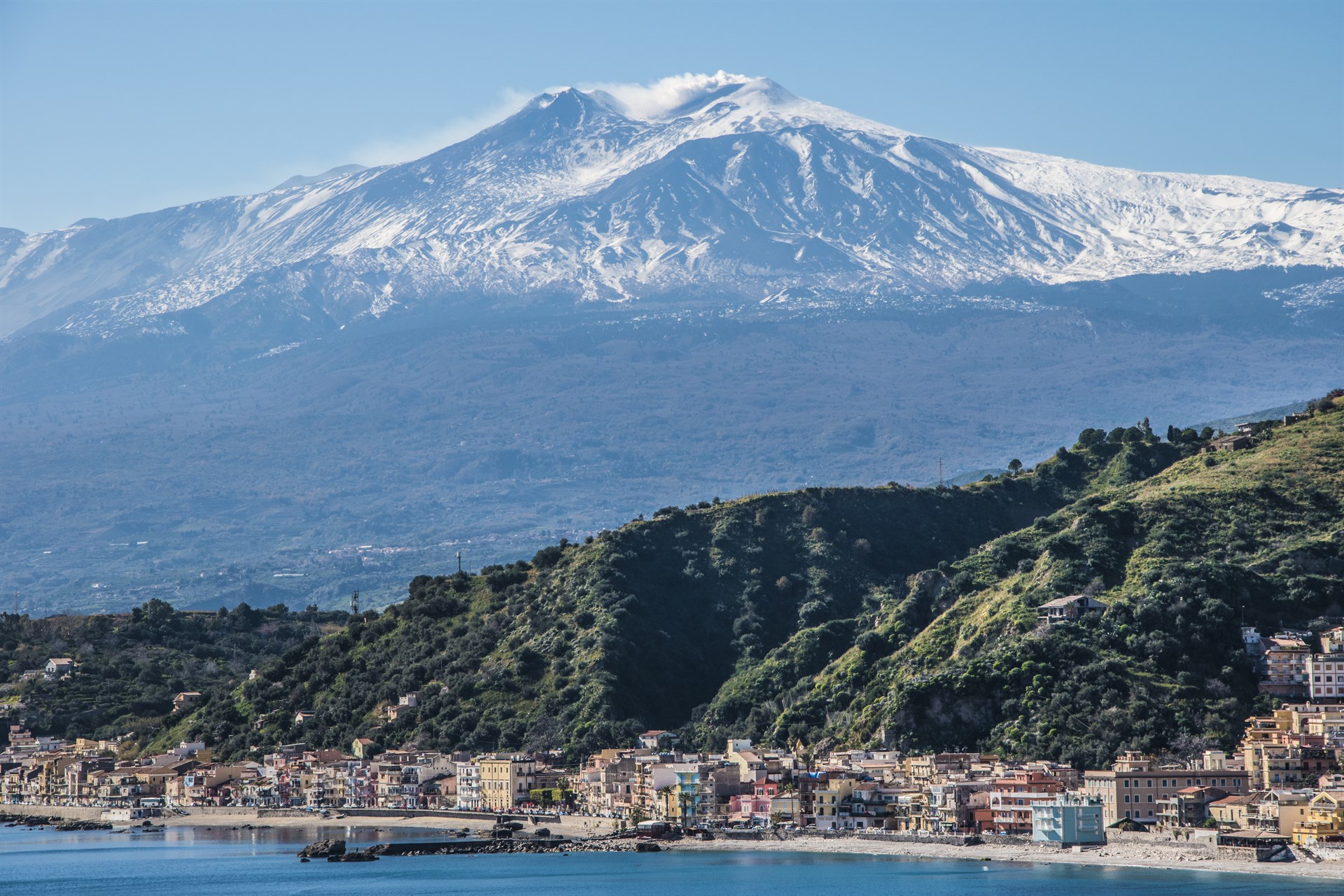 Mount Etna Sicily The Thinking Traveller   TTT Sicily Etna Seen From Taormina 